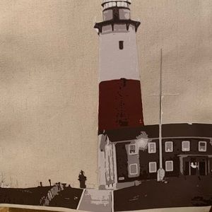 BRAND NEW canvas bag or tote with lighthouse